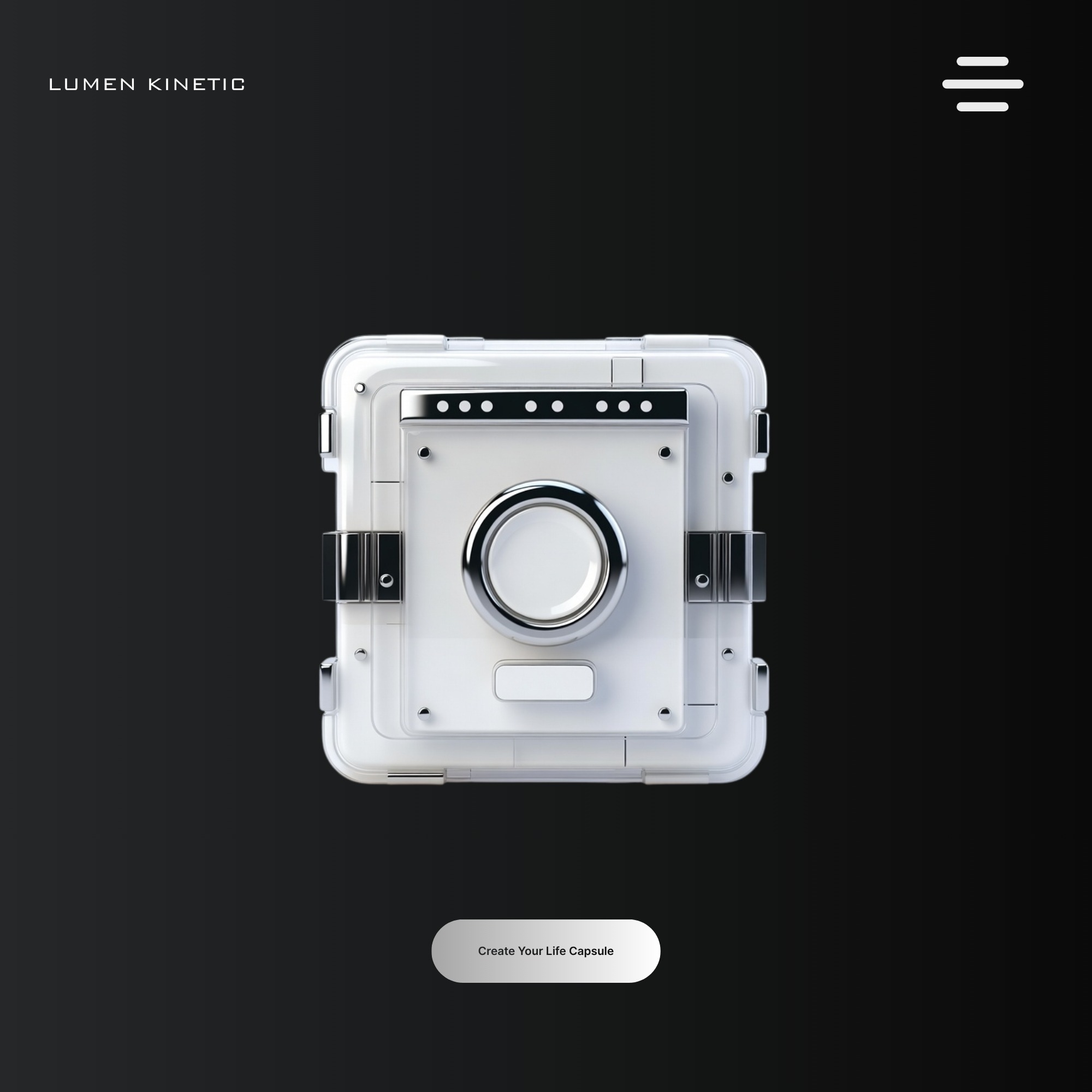 Lumen Kinetic life capsule concept